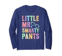 Sarcastic Little MR Smarty Pants Boy Kindergarten Preschool Long Sleeve T-Shirt