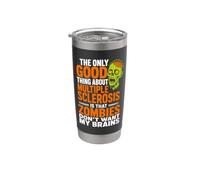 Sarcastic Multiple Sclerosis Warrior MS Stainless Steel Insulated Tumbler