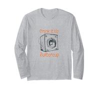 Sarcastic Music Lover Crank it up Buttercup Long Sleeve T-Shirt