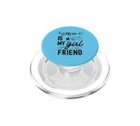 Sarcastic Music Lover Music Is My Girlfriend PopSockets PopGrip for MagSafe