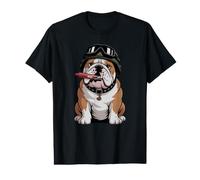 Sarcastic My Favorite Veteran Eats Crayons Jarhead Bulldog Value Graphic T-Shirt