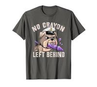 Sarcastic No Crayon Left Behind Soldier Squad Military Dad T-Shirt