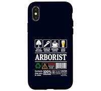 Sarcastic Occupation Humor & Forestry Facts Coffee Beer Case for iPhone X/XS