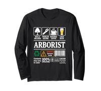 Sarcastic Occupation Humor & Forestry Facts Coffee Beer Long Sleeve T-Shirt
