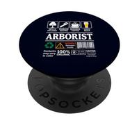 Sarcastic Occupation Humor & Forestry Facts Coffee Beer PopSockets Adhesive PopGrip