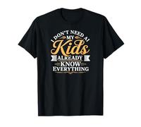 Sarcastic Parenting Quote About Kids and Comical AI T-Shirt