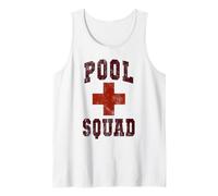 Sarcastic Pool Squad Nurse EMT EMS Camp Lifeguards Swim Trip Tank Top