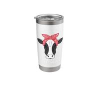 Sarcastic Pun Cow Design - Moo Bitch Get Out The Way Stainless Steel Insulated Tumbler