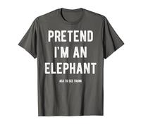 Sarcastic Quick & Easy Costume Fancy Dress Rude elephant T-Shirt