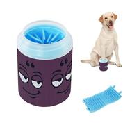 Sarcastic Quote Look Portable Paw Washer Cup Silicone Brush Soft Pets Feet Cleaning Kit for Small Medium Dogs and Cats