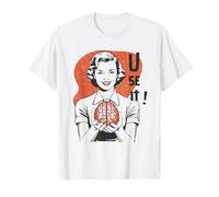 Sarcastic Retro Use It Brain Funny Psychology Mind 1950s T-Shirt