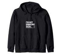 Sarcastic Saying Not Drinking Soju Disinfecting Wounds Zip Hoodie