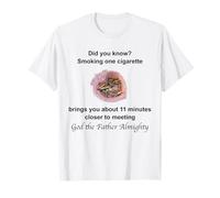 Sarcastic Smoking Brings You 11 Minutes Closer Anti Smoking T-Shirt
