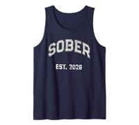 Sarcastic Sober Est 2026 Zero Days Drinking Liver Humor Tank Top