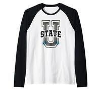 Sarcastic State University I Didn't Go to Graduate Alumni Raglan Baseball Tee