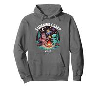 Sarcastic SUMMER CAMP 2026 Alien Conspiracy Camping Vibes Pullover Hoodie
