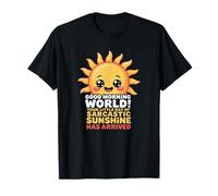 Sarcastic Sunshine Good Morning World Cute Sun Humor T-Shirt