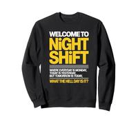 Sarcastic Third Shift Routine For Tired Warehouse Staff Sweatshirt