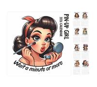 Sarcastic Wall Calendar - Retro 2026 Hangable Planner Notebook, Witty Quote Monthly Organizer, Vintage Decorative Accent | Practical Time Planning Decoration For Workplace Bedroom Home Gift Use