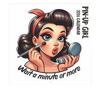 Sarcastic Wall Planner - 30cm Retro Notebook Calendar, Quote Decor | Hangable Monthly Organizer For Bedroom Workplace Home Men Women Office Desk Humor Art Satire Gift Vintage Style XL Set