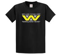 Sarcastic Weyland Yutani Corp Alien Sci-Fi Movie Space Science Fiction T-Shirt(5XL, Black)