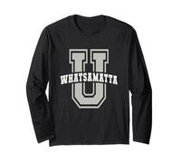Sarcastic WHATSAMATTA University Italy School Academy Jock Long Sleeve T-Shirt