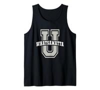 Sarcastic WHATSAMATTA University Italy School Academy Jock Tank Top