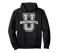 Sarcastic WHATSAMATTA UNIVERSITY Italy School Jock Academy Pullover Hoodie