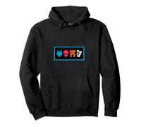 Sarcastic Wolf Alien Castle Harp Saying Funny Pullover Hoodie
