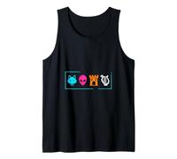 Sarcastic Wolf Alien Castle Harp Saying Funny Tank Top