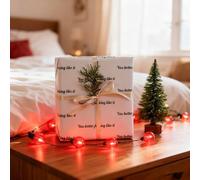 Sarcastic Wrapping Paper for Adults, Funny Christmas Gift Wrapping, Cheeky Wrapping Paper for Secret Santa & Holidays (White, 70 x 91 cm)