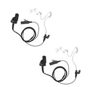 Sarcia Covert Acoustic Tube Earpiece Headset with Mic PTT Compatible with Motorola XTS2500 XTS5000 XTS3000 XTS1500 HT1000 MTS2000 XTS5000R Surveillance Kit for Two Way Radios,2 PCS