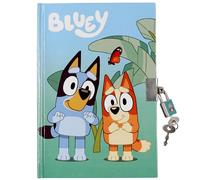 sarcia.eu Bluey Set: Diary with a padlock and a magic pen + stickers, gift set for children (A)