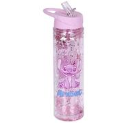 sarcia.eu DISNEY Stitch ANGEL water bottle with mouthpiece, transparent 550 ml (Pink Angel)