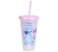 sarcia.eu Disney Stitch Cold Drink Mug with a Straw, Travel Mug 700ml (Disney Stitch)