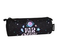 sarcia.eu Disney Stitch School Girl's Pencil case, Round, Tube, School Supplies Sachet, Black 22x8x8cm (Stitch Round)