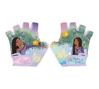 sarcia.eu DISNEY WISH Asha Children's protective gloves for bicycles and scooters, hook-and-loop fasteners, for girls (DISNEY WISH Asha)