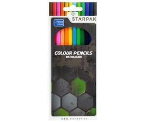 sarcia.eu Football pencil crayons, school crayons 12 colours