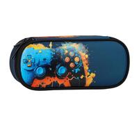 sarcia.eu Gamepad School Pencil Case with Compartments Oval for Gamers 22x10x5 cm (Gamepad A)