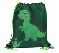 sarcia.eu Green PE shoe bag, Dinosaur shoulder school bag for boy 32x38 cm (Dinosaur)