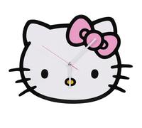 sarcia.eu Hello Kitty Wall clock XL for children's room, LARGE analogue wall clock 50x35.5 cm (A)