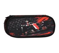 sarcia.eu Multi-Compartment School Pencil case, Pouch, Oval, etui for Boys (Racing car, 22x10x5cm)