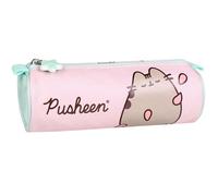 sarcia.eu Pusheen School Girl's Pencil case, Round, Tube, School Supplies Pouch, Pink 22x8x8cm (Pusheen Round A)