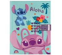 sarcia.eu Secret code diary, musical notebook for girls, interactive A5 notebook (DISNEY Stitch)