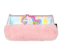 sarcia.eu Unicorn School Pencil Case Plush Pouch for Girls 22x12x3 cm Supplies (Unicorn B)