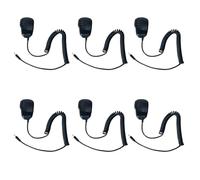 Sarcia Remote Shoulder Speaker Microphone 1 Pin 2.5mm Handheld Speaker Microphone with PTT Compatible with Cobra PX655 PX650 CXT195 RX380 RX385 RX680 RX685 ACXT145 ACXT345 ACXT645 Two Way Radios,6 PCS