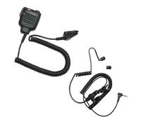 Sarcia Shoulder Speaker Mic for Kenwood Nexedge Radios Compatible with NX200 NX210 NX300 NX3200 NX5200 NX5300 TK380 TK390 TK2180 P25 KMC25 VP5000 VP6000 with 3.5mm Listen Only Earpiece