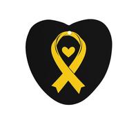 Sarcoma C-ancer Awareness Yellow Ribbon 1 PCS Car Air Freshener Hanging Aromatherapy Tablets Automotive Ornament for Auto Room Bathroom Bedside Love form