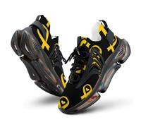 Sarcoma C-ancer Awareness Yellow Ribbon Men's Road Running Shoes