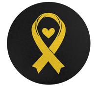 Sarcoma C-ancer Awareness Yellow Ribbon Wooden Jigsaw Puzzles for Adults Brain-Teasing Game Idea Puzzle Gift for Unisex